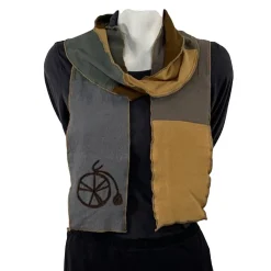 Flash Sale Applique Scarf- Bike Applique Scarves