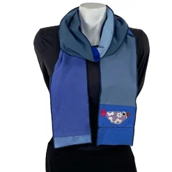 Sale Applique Scarf- Cute Bird Applique Scarves