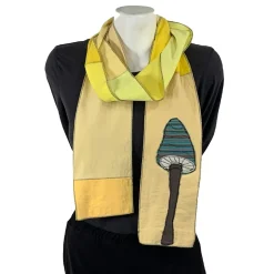 Fashion Applique Scarf- Mushroom Applique Scarves