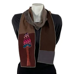 Fashion Applique Scarf- Mushroom Applique Scarves
