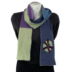 Cheap Applique Scarf-Abstract Shape Applique Scarves