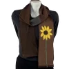 Best Sale Applique Scarf-Sunflower Applique Scarves
