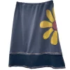 Outlet Big Flower Layered Skirt-Gold Flower Big Flower Layered Skirt
