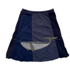 Clearance Classic Appliqué Skirt-Blue Whale Classics