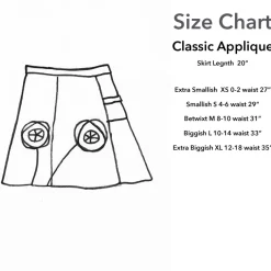Clearance Classic Appliqué Skirt-Blue Whale Classics