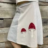 Cheap Classic Appliqué Skirt-Mushroom Classics