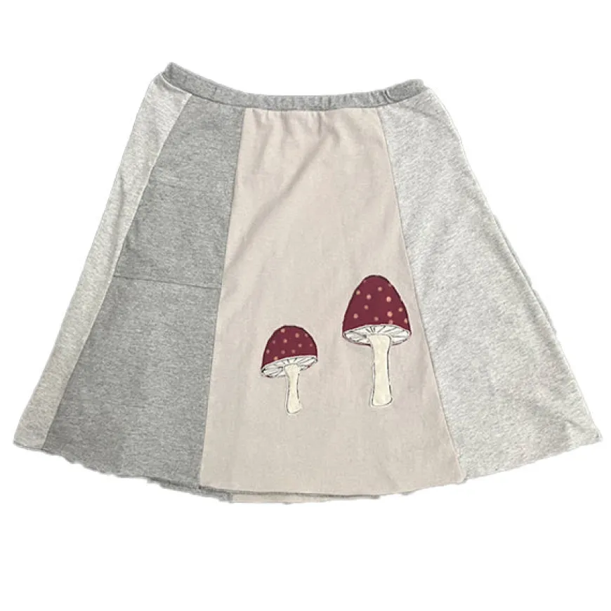 Cheap Classic Appliqué Skirt-Mushroom Classics