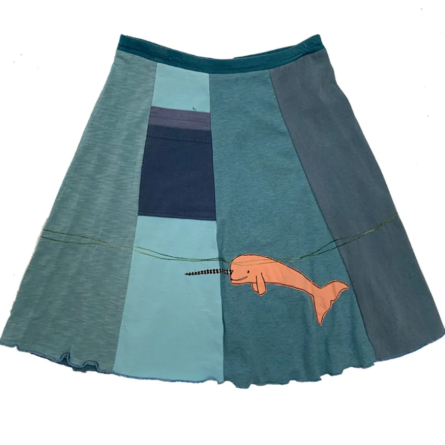 Store Classic Appliqué Skirt-Narwhal Classics