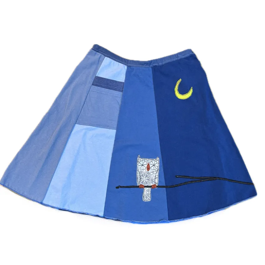 Store Classic Appliqué Skirt-Owl Classics