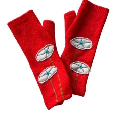 Online Gloves-Oval Poppy Gloves