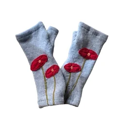 Online Gloves-Oval Poppy Gloves