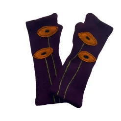 Online Gloves-Oval Poppy Gloves