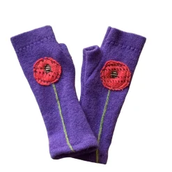 Cheap Gloves-Pattern Poppy Gloves