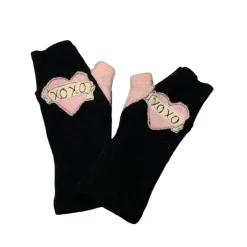 Outlet Gloves-Tattoo Heart XOXO Gloves