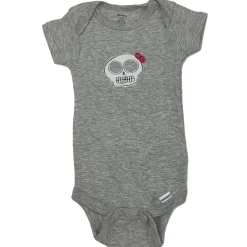 Discount Kids Onesie-Skull with Flower Kids Onesies