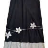 Best Long Skirt-White Daisy Longs