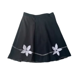 Shop Mini Skirt-White Daisy Minis
