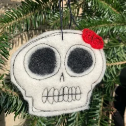 New She Skull Ornament Ornaments
