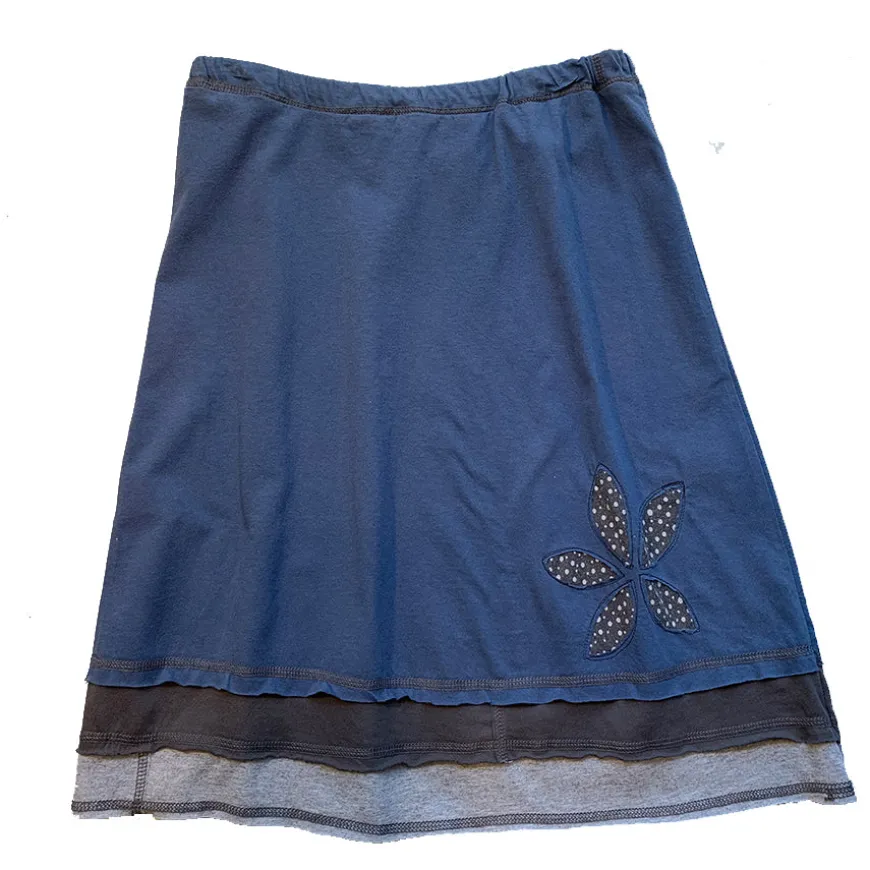 Cheap Three Layer Appliqué Skirt- Layered Appliqué