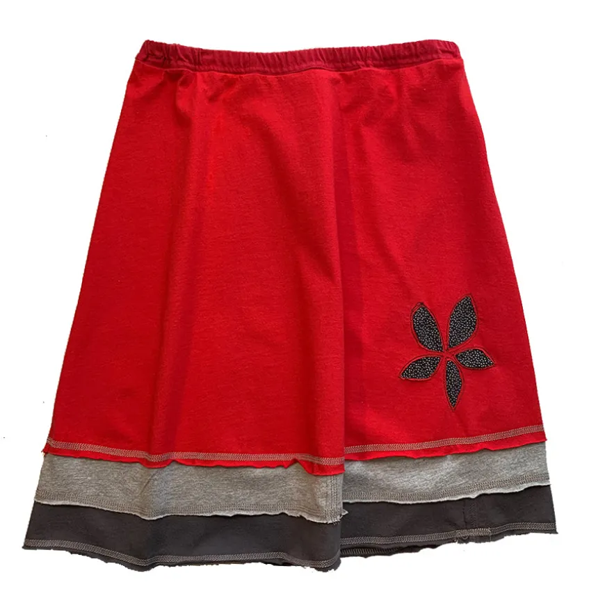 Best Sale Three Layer Appliqué Skirt- Layered Appliqué