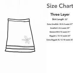 Fashion Three Layer Skirt- Layered