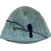 Best Wool Hat-Bird on Branch Wool Hats