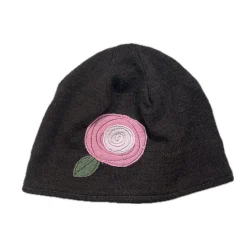 Fashion Wool Hat-Blooming Rose Wool Hats